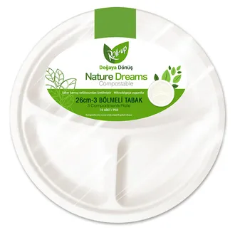 Roll-Up Nature Dreams Tabak 3 Bölmeli 10'lu 26 Cm